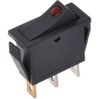 19029 EIN-AUS-Schalter rot 12 v 10 a 1 St. - IWH von IWH
