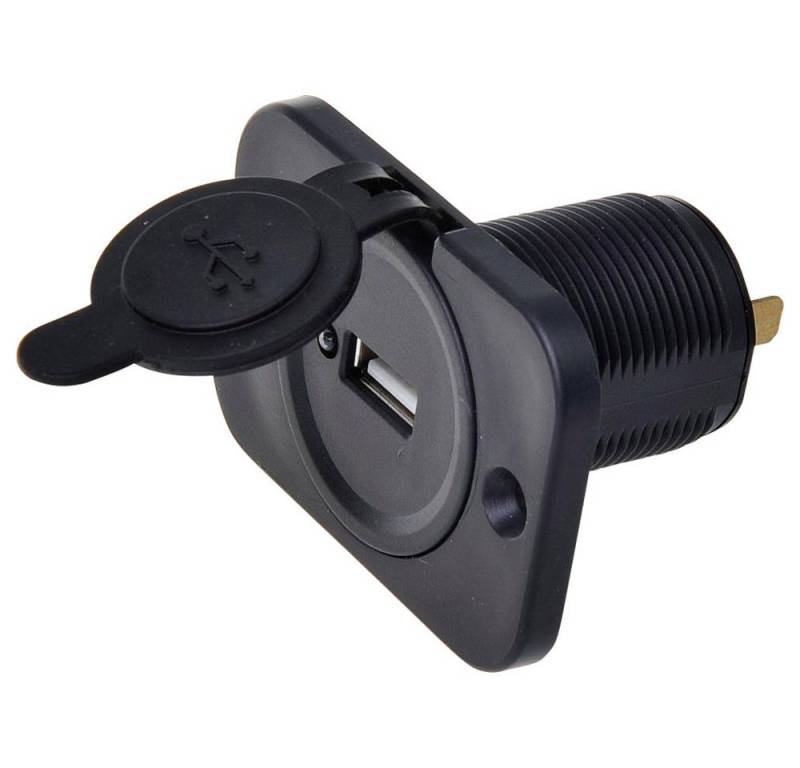 IWH Kfz-Relais IWH USB Einbau-Steckdose 12/24 Volt 2100mA Belastbarkeit Strom max.=2. von IWH