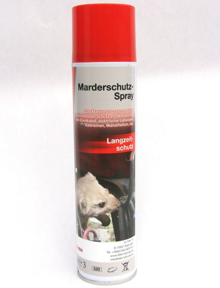 IWH Sprühflasche Anti Marder Schutz Spray 400 ml Marderschreck Marderabwehr STOP von IWH