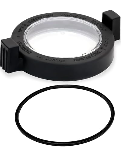 IWIWE R0445800 Deckel mit Sicherungsring und Dichtungsersatz-Set, R0445800 Poolpumpe und Spa-Pumpendeckel, kompatibel mit Select Zodiac Jandy ePump Pumpe mit variabler Geschwindigkeit und Spa-Pumpe von IWIWE