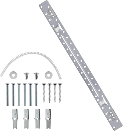 W11025649 AP6245752 Mikrowellen-Montageplatte mit Hardware-Schrauben-Set, Ersatz für Whirlpool Kitchen-Aid Amana Maytag Mikrowellen-Montagehalterung, ersetzt 4545957 PS12074431 (inkl. Säulenwaage) von IWIWE