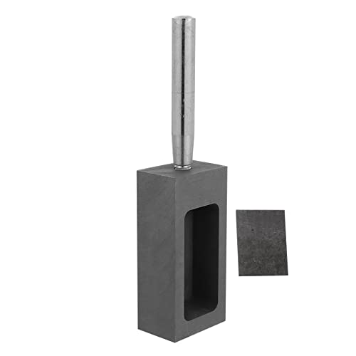 IWOWHERO Grafitbarrenform für Schmuck 1 Satz Hochreines Material Gussform für Gold und Silberschmelzen 16X6X3Cm Nützliches Werkzeug für Selbstgemacht Projekte von IWOWHERO
