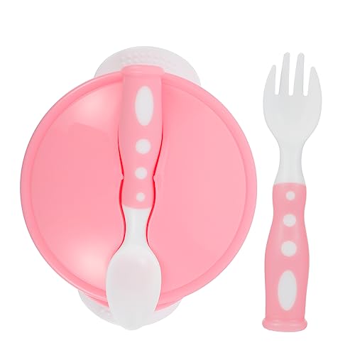 IWOWHERO 1 Satz Schale für teller mit saugnapf kinder kinderteller set Baby essen schalen Infant fütterung schalen geschirr Kinderbesteck Baby- Kinderschüssel von IWOWHERO