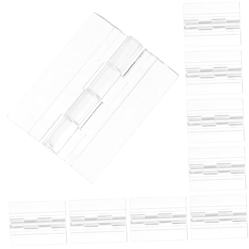 IWOWHERO 10 Stück Acrylscharniere Für Valet Schubladen Transparent Für Schrank Und Möbelscharniere Scharnier Für Eckschränke Falttüren Schrankscharniere Türen Kleine Türscharniere von IWOWHERO