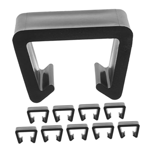 IWOWHERO 10 Stück Outdoor Sofa Clips aus Kunststoff Windfeste Verbindungsklammern für Rattan Gartenmöbel Flexible Terrassenmöbel Verbinder für Ecksofas Einfache Montage von IWOWHERO