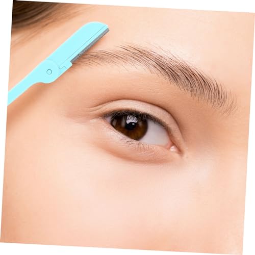 IWOWHERO 10 Stück Teiliges Faltbare Edelstahl Augenbrauenrasierer für Frauen Sicherer Präziser Augenbrauentrimmer Schmerzfreie Haarentfernung Leicht Rutschfest Vielseitig für Gesicht und IWOWHERO 10 Stück Teiliges Faltbare Edelstahl Augenbrauenrasierer für Frauen Sicherer Präziser Augenbrauentrimmer Schmerzfreie Haarentfernung Leicht Rutschfest Vielseitig für Gesicht und von IWOWHERO