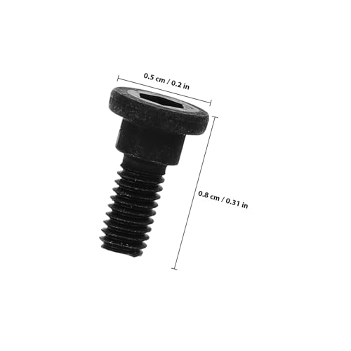 IWOWHERO 10 Stück Teiliges Innensechskant schrauben aus Kohlenstoffstahl mit Sicherungszapfen Vollgewinde Langlebig und Vielseitig für Maschinen Geräte reparatur von IWOWHERO