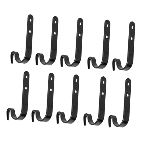 IWOWHERO 10 Stück Teiliges J förmige Schwarze Metallhaken aus Eisen Einfache Kleiderhaken Vielseitig zum Aufhängen von Taschen Kleidung und Küchenutensilien Platzsparend und Leicht zu IWOWHERO 10 Stück Teiliges J förmige Schwarze Metallhaken aus Eisen Einfache Kleiderhaken Vielseitig zum Aufhängen von Taschen Kleidung und Küchenutensilien Platzsparend und Leicht zu von IWOWHERO