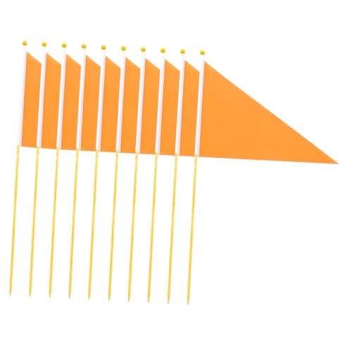 IWOWHERO 10 Stück Teiliges Kleine Markierungsfahnen mit Bambusstangen Leuchtend Orange Wetterbeständig Vielseitig für Garten Baustelle Bewässerung Vermessung und Tierbegrenzung IWOWHERO 10 Stück Teiliges Kleine Markierungsfahnen mit Bambusstangen Leuchtend Orange Wetterbeständig Vielseitig für Garten Baustelle Bewässerung Vermessung und Tierbegrenzung von IWOWHERO