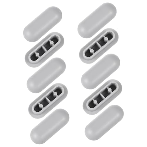 IWOWHERO 10 Stück Teiliges Wc Sitzpuffer mit Selbstklebenden Rutschfesten Gummipuffern Kompatibel für Toilettensitze Schützende Dichtungspads zur Geräuschreduzierung und Oberflächenschutz von IWOWHERO
