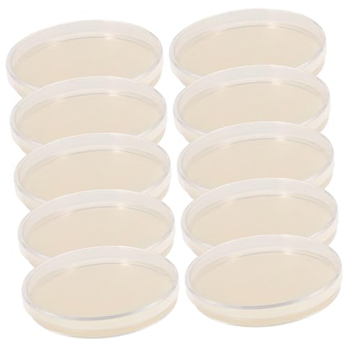 IWOWHERO 10 Stück Vorgegossene Agar Petrischalen für Mikrobiologie Labor Forschung Experimente Schulprojekte Nährboden Agarplatten IWOWHERO 10 Stück Vorgegossene Agar Petrischalen für Mikrobiologie Labor Forschung Experimente Schulprojekte Nährboden Agarplatten von IWOWHERO