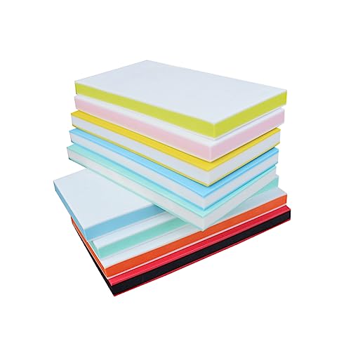 IWOWHERO Gummistempel-Ziegel-Set 10 Stück Geschnitzte Sandwich-gummisteine Stempelherstellungswerkzeug Zufällige Farben 10 X 5 X 0 8 cm von IWOWHERO