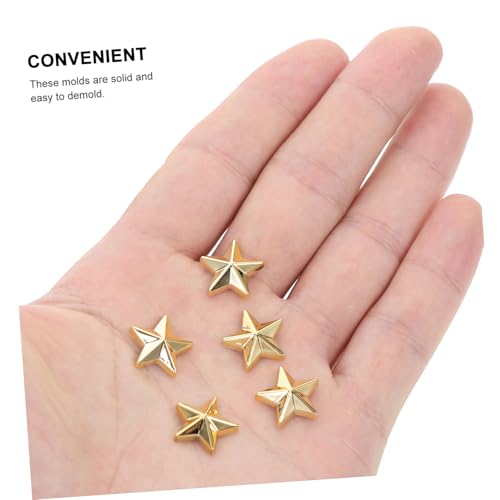 IWOWHERO 100 Stück Teiliges Acryl Flatback Fünf Sterne Strasssteine Gold Spitz Zulaufend Robust und Dekorativ für DIY Schmuck Kleidung Schuhe und Bastelaccessoires IWOWHERO 100 Stück Teiliges Acryl Flatback Fünf Sterne Strasssteine Gold Spitz Zulaufend Robust und Dekorativ für DIY Schmuck Kleidung Schuhe und Bastelaccessoires von IWOWHERO