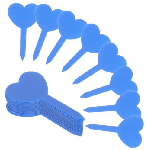 IWOWHERO 100 Stück Teiliges Herzform Wetterfeste Doppelseitige Pflanzenetiketten Wiederverwendbare Kompakte Gartenstecker für Innen Außenbereich Langlebige Beschriftungsschilder für Blumen IWOWHERO 100 Stück Teiliges Herzform Wetterfeste Doppelseitige Pflanzenetiketten Wiederverwendbare Kompakte Gartenstecker für Innen Außenbereich Langlebige Beschriftungsschilder für Blumen von IWOWHERO