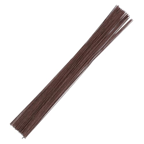 IWOWHERO 100Stücke Blumenstiele DIY Blumendrähte Lange Floristenstiele Farbe Für Blumenarrangements Und Dekoration Stabile Eisendraht Konstruktion von IWOWHERO