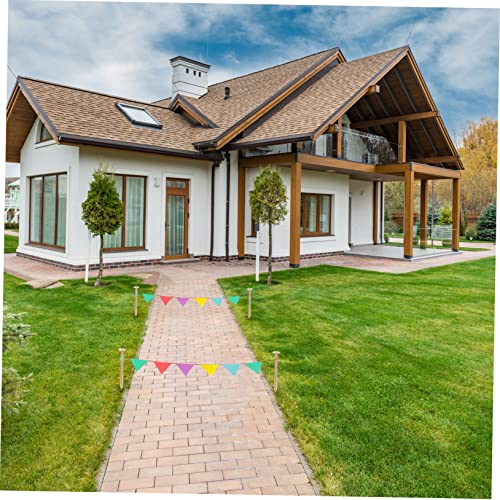 IWOWHERO 10Stücke Edelstahlnägel für Outdoor Markierungen Robuste Gartenpfähle für Landschaftsbau Zelt und Gartennutzung Langlebig und Bruchsicher für Verschiedene Anwendungen von IWOWHERO