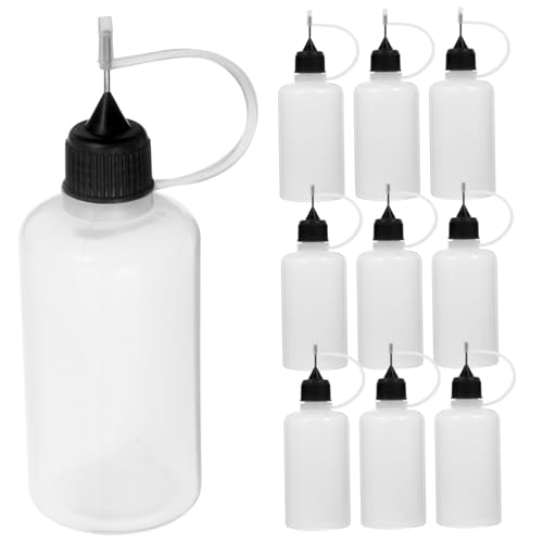 IWOWHERO 10Stücke Quetschflaschen mit Kunststoffflaschen für Präzise Klebeanwendungen für Bastelprojekte und Arbeiten Einfach zu Handhaben Dosieren IWOWHERO 10Stücke Quetschflaschen mit Kunststoffflaschen für Präzise Klebeanwendungen für Bastelprojekte und Arbeiten Einfach zu Handhaben Dosieren von IWOWHERO