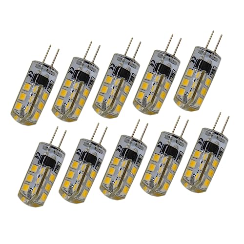 IWOWHERO 10er Set G4 LED Lampen 220V 180LM Warmweiß 3000 SMD 2835 Leuchtmittel Für Innen Und Außenbeleuchtung Energiesparend Und Nicht Dimmbar IWOWHERO 10er Set G4 LED Lampen 220V 180LM Warmweiß 3000 SMD 2835 Leuchtmittel Für Innen Und Außenbeleuchtung Energiesparend Und Nicht Dimmbar von IWOWHERO