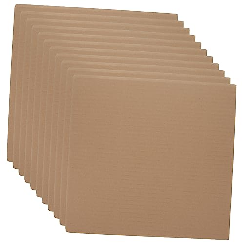 IWOWHERO Bastelkartonbögen 12er-pack Wellpappe Pappe für Kunstprojekte Strapazierfähiges Verpackungsmaterial von IWOWHERO