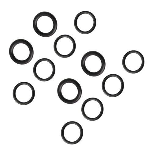 IWOWHERO 12 Stück Teiliges Fahrrad Scheibenbremse Gummi dichtungsringe Hitze Ölbeständig Verschleißfest Passend für Mountainbikes Langlebiger Rundring für Zuverlässige Abdichtung von IWOWHERO