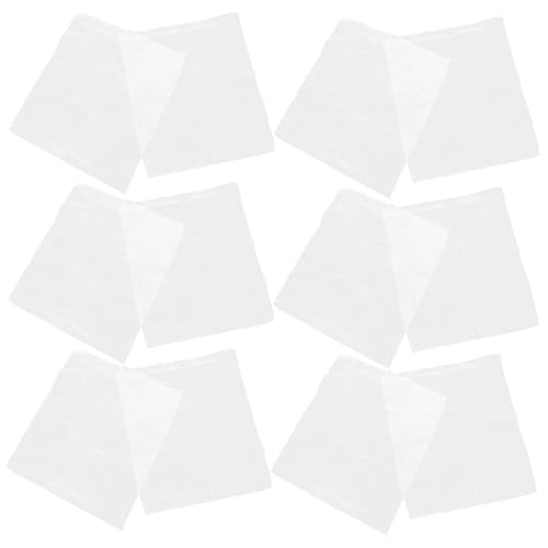 IWOWHERO 12 Stück Teiliges Luftfilterpapier mit Doppelseitigem Kleber Langlebiges Anti-staub-netz für Klimaanlage und Auto-klimageräte Zuschneidbar Effektiver Allergieschutz von IWOWHERO