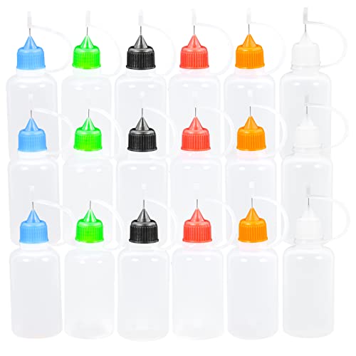 IWOWHERO 18stücke Applikatorflasche Für Klebstoff Mit Nadelspitze Quetschflasche Aus Kunststoff Wiederverwendbar Geeignet Für Flüssigkeiten Wie Tinte Farbe Und Öl Für Reparaturen Und IWOWHERO 18stücke Applikatorflasche Für Klebstoff Mit Nadelspitze Quetschflasche Aus Kunststoff Wiederverwendbar Geeignet Für Flüssigkeiten Wie Tinte Farbe Und Öl Für Reparaturen Und von IWOWHERO