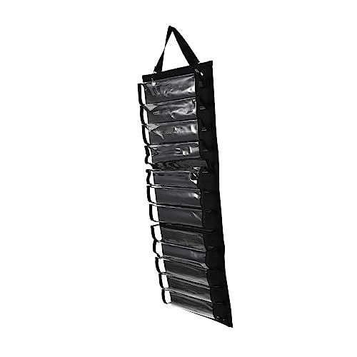 IWOWHERO 1Stück Vinylrollenhalter Für Türen Fächer Einseitiger Vinyl Speicherorganisator Transparentes Design Für Optimale Sichtbarkeit Für Aufbewahrung von IWOWHERO