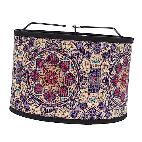 IWOWHERO 1stk Lampenschirm Retro- Boho-leuchte Wandleuchten Lampenzubehör Vintage- Schatten Bauernleuchte Deckenleuchte Natürlicher Heller Farbton Navy Bambus von IWOWHERO