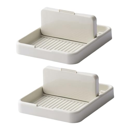 IWOWHERO 2 STÜCK Faltbarer Küchenhalter für Deckel und Löffel mit Rutschfester Basis Vielseitig für Pfannenutensilien Platzsparend für Arbeitsflächen Geeignet für Kochlöffel Spatel und von IWOWHERO