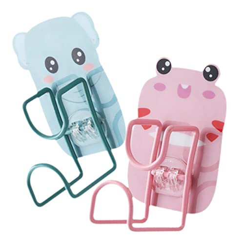 IWOWHERO 2 Stck. Teiliges Waschbecken Haken ohne Bohren Klebende Wandhaken mit Niedlichem Cartoon Tierdesign Dekorative und Platzsparende Aufhängehaken für Bad Küche Schlafzimmer Vielseitig IWOWHERO 2 Stck. Teiliges Waschbecken Haken ohne Bohren Klebende Wandhaken mit Niedlichem Cartoon Tierdesign Dekorative und Platzsparende Aufhängehaken für Bad Küche Schlafzimmer Vielseitig von IWOWHERO