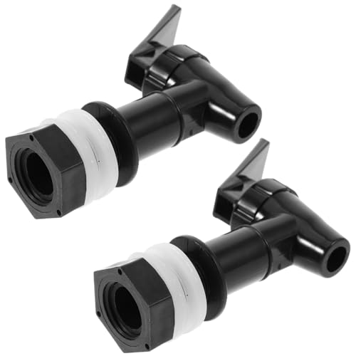 IWOWHERO 2 Stück Ersatz Wasserhahn für Getränkespender aus Glas Auslaufsicherer Langlebiger Wasserhahn Auslauf Kompatibel mit Wasserkanistern und Wasserkühlern Praktische Wiederverwendung von IWOWHERO