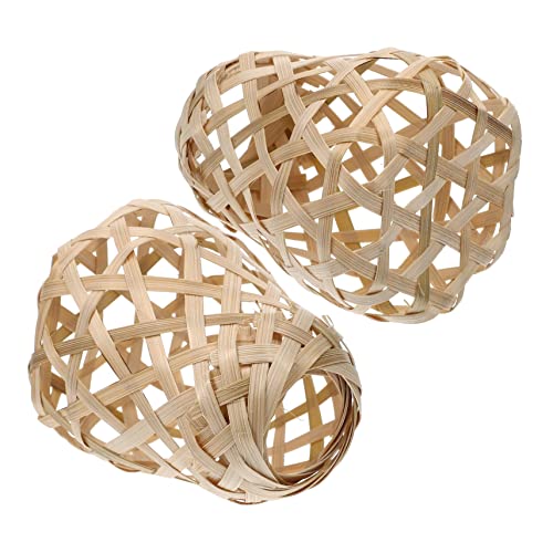 IWOWHERO 2 Stück Lampenschirm für Tischlampe Stehlampe oder Pendelleuchte Handgefertigter Kleiner Lampenschirm für Wohnzimmer und Dekorative von IWOWHERO