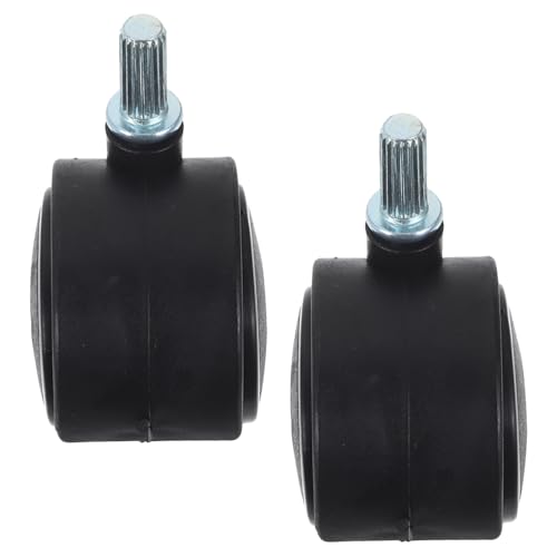 IWOWHERO 2 Stück Lenkrollen Ersatzräder für Wäscheständer aus Robustem Kunststoff und Eisen Geräuscharm Langlebig Leicht zu Montieren Stabile und Formbeständige Möbelrollen für Haushalt und von IWOWHERO