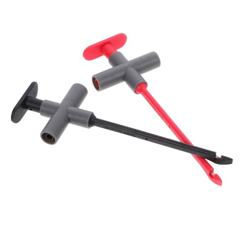 IWOWHERO 2 Stück Multimeter Test Clips mit Puncture Probe für Fahrzeugreparatur Sicherheits Testleitungen für Präzise Elektrische Messungen und Kabeldiagnosen IWOWHERO 2 Stück Multimeter Test Clips mit Puncture Probe für Fahrzeugreparatur Sicherheits Testleitungen für Präzise Elektrische Messungen und Kabeldiagnosen von IWOWHERO
