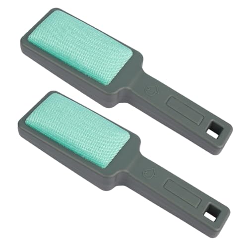 IWOWHERO 2 Stück Praktische Elektrostatik Tierhaarentferner Bürste Doppelseitige Fusselrolle für Kleidung Haustierhaare und Staub Tragbar und Einfach zu Reinigen Vielseitig für Textilien von IWOWHERO