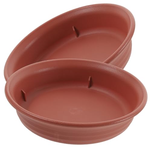 IWOWHERO 2 Stück Runde Pflanzuntersetzer aus Dickem Resin Tiefe Wasserschale für Blumentöpfe Innendurchmesser Wasserfeste Pflanzschalen für Zimmerpflanzen Schmutzabweisend und Robust IWOWHERO 2 Stück Runde Pflanzuntersetzer aus Dickem Resin Tiefe Wasserschale für Blumentöpfe Innendurchmesser Wasserfeste Pflanzschalen für Zimmerpflanzen Schmutzabweisend und Robust von IWOWHERO