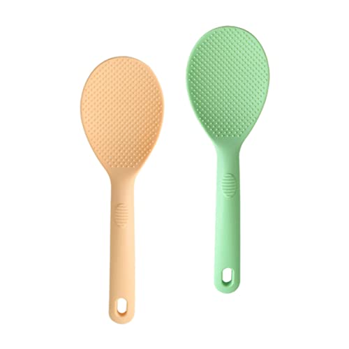 IWOWHERO 2 Stück Silikon Reislöffel mit Langem Stiel Rutschfest Leicht Ergonomisch Geformt Hitzebeständig für Küche Restaurant und Zuhause Praktische Küchen Gadgets IWOWHERO 2 Stück Silikon Reislöffel mit Langem Stiel Rutschfest Leicht Ergonomisch Geformt Hitzebeständig für Küche Restaurant und Zuhause Praktische Küchen Gadgets von IWOWHERO