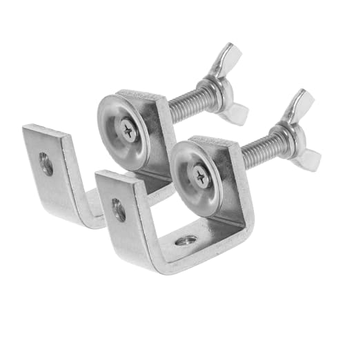 IWOWHERO 2 Stück Teiliges Edelstahl C Zwingen Mini Heavy Duty Klemmen Starke für Holzarbeiten DIY Projekte Kompakt und Langlebig Vielseitig Einsetzbar Robustes Werkzeug von IWOWHERO