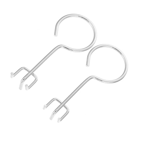 IWOWHERO 2 Stück Teiliges Eisengestell Pegboard Haken Praktischer Becherhalter Robust Langlebig für Zuhause Geschäft Restaurant Einfache Reinigung Stabiler Tassenhalter Organizer von IWOWHERO
