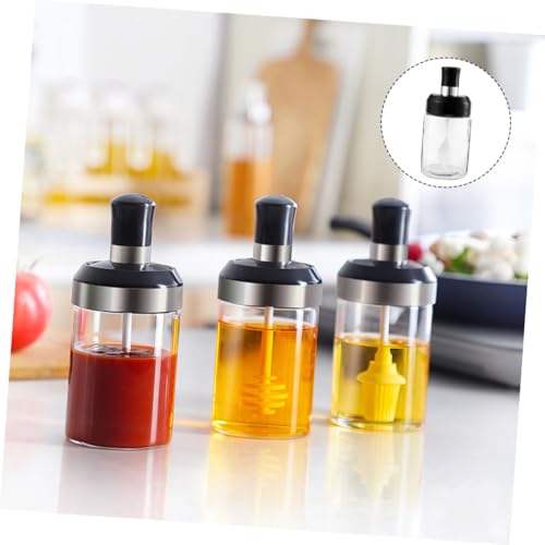 IWOWHERO 2 Stück Teiliges Glas Gewürzflaschen mit Löffel Luftdichte Ölspender und Gewürzbehälter für Küche und Bbq Platzsparend Auslaufsicher Elegantes Design für Zuhause und Outdoor grill IWOWHERO 2 Stück Teiliges Glas Gewürzflaschen mit Löffel Luftdichte Ölspender und Gewürzbehälter für Küche und Bbq Platzsparend Auslaufsicher Elegantes Design für Zuhause und Outdoor grill von IWOWHERO