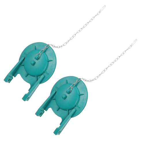 IWOWHERO 2 Stück Toilettentankklappe aus Grünem Silikonkautschuk Austauschbare Wc spülkastenklappe mit Hoher Dichtleistung Passend für Toiletten und Spülventile Installieren und Langlebig von IWOWHERO