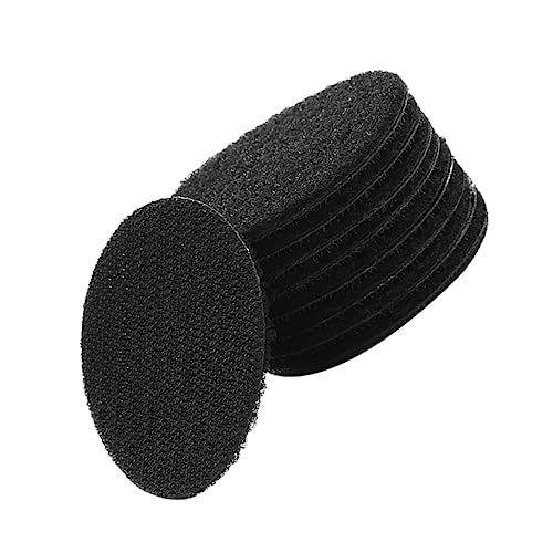 IWOWHERO 20 Paare Sofa Sticker Rutsch Fixierer Selbstklebend für Teppiche und Bettlaken Schwarze Klettpunkte für Wohnbereich Schlafzimmer und Büro von IWOWHERO