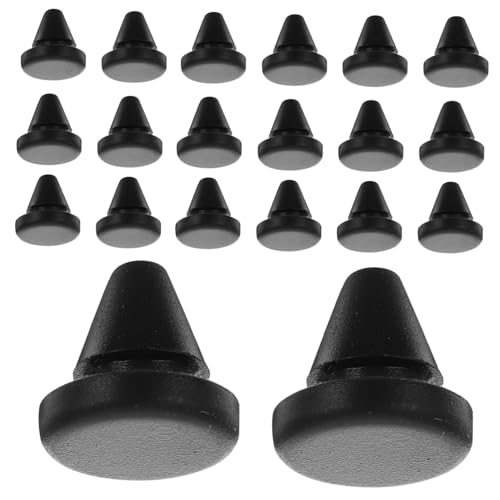 IWOWHERO 20 Stück Hochtemperaturbeständige Silikonstopfen Tapered Gummistopfen für Effektiven Stoßschutz und Abdichtung von Löchern Φ für Maschinen Elektronik und Automotive von IWOWHERO