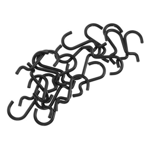 IWOWHERO 20 Stück Teiliges Metall-pegboard-haken Schwerlast Robuste Lochwandhaken mit Erhöhtem Endbogen Kompakt und Langlebig für Werkstatt Garage Haushalt und Verkaufsdisplays von IWOWHERO