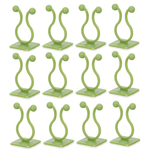 IWOWHERO 200 Stück Pflanzenclips Selbstklebend Pflanzensupport Wandhalterung Pflanzenbefestigung Kletterpflanzen Clips aus Hochwertigem Langlebig Installieren Schont Wände Vielseitig von IWOWHERO