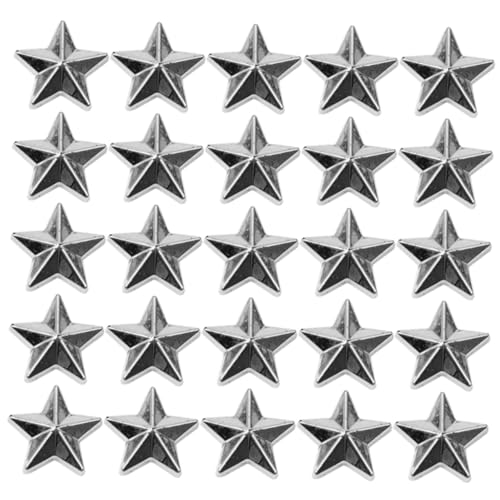 IWOWHERO 200stücke Acrylsterne Für DIY Kopfschmuck Flache Unterseite Sterne Dekore Handwerk Zubehör Charme Für Bastelarbeiten Neutraler Geruch Langlebig Und Sicher von IWOWHERO