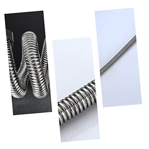 IWOWHERO 2St Faltenbalg-Druckwasserleitung aus Edelstahl Duschkopf und Schlauch Rohr Schlauch wasserhahn anschlussschlauch Wasserhahn-Anschlussschlauch wasserschlauch sprühkreide Silver IWOWHERO 2St Faltenbalg-Druckwasserleitung aus Edelstahl Duschkopf und Schlauch Rohr Schlauch wasserhahn anschlussschlauch Wasserhahn-Anschlussschlauch wasserschlauch sprühkreide Silver von IWOWHERO