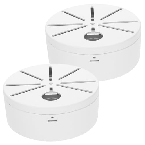 IWOWHERO 2Stücke Teilige Wetterfeste Kabelabdeckung Sicherheitsbox Für Verlängerungskabel Wasserdichtes Anschlussgehäuse Für Außenbereich Für Wand Und Deckenmontage von IWOWHERO