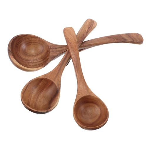 IWOWHERO 3 Stück Teiliges Holz Kochlöffel mit Langem Griff und Haken Holzlöffel zum Rühren Servieren und Mischen Küchenwerkzeug für Suppen Eintöpfe Ramen und Brei IWOWHERO 3 Stück Teiliges Holz Kochlöffel mit Langem Griff und Haken Holzlöffel zum Rühren Servieren und Mischen Küchenwerkzeug für Suppen Eintöpfe Ramen und Brei von IWOWHERO