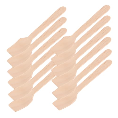 IWOWHERO 300 Stück Mini Holzlöffel Einweg Probierspaten für Eiscreme Joghurt Desserts Kaffee Catering und Foodservice mit Spitzem Quadratischem Design aus Unbehandeltem Naturholz IWOWHERO 300 Stück Mini Holzlöffel Einweg Probierspaten für Eiscreme Joghurt Desserts Kaffee Catering und Foodservice mit Spitzem Quadratischem Design aus Unbehandeltem Naturholz von IWOWHERO